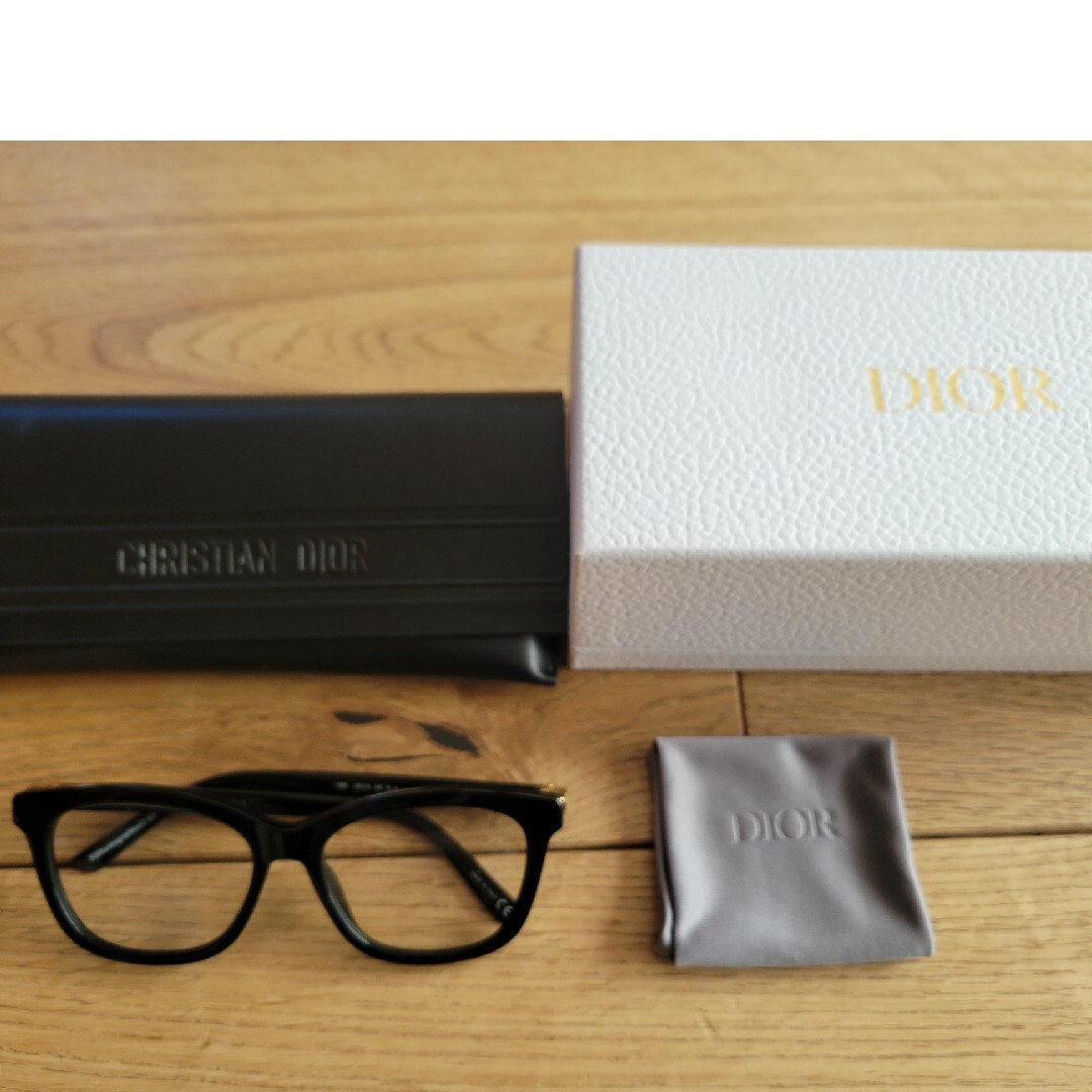 DEUXIEME CLASSE(ドゥーズィエムクラス)のドゥーズィエムクラス★DIOR　ウェリントン　FRAME メガネ レディースのファッション小物(サングラス/メガネ)の商品写真