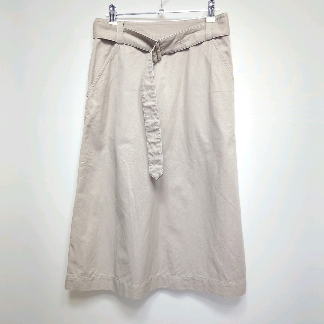 ★日本製 MARGARET HOWELL コットンリネン ベルト付き スカート | フリマアプリ ラクマ