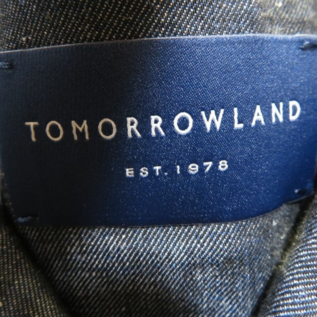 TOMORROWLAND INDIGO LINEN SUIT SET UP 6