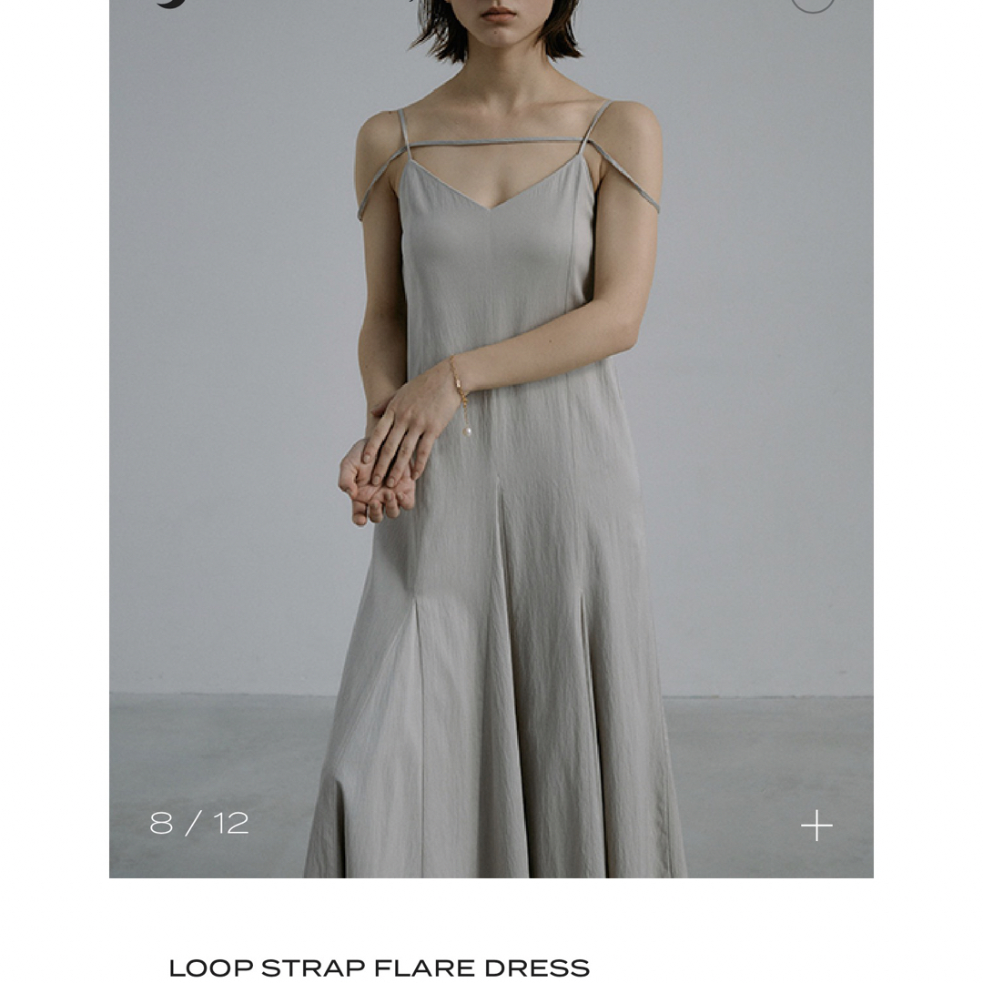 Ameri VINTAGE(アメリヴィンテージ)のjosemoon LOOP STRAP FLARE DRESS レディースのワンピース(ロングワンピース/マキシワンピース)の商品写真