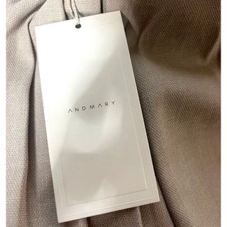 SNIDEL - andmary アンドマリー アンリボンプリーツドレス ワンピース