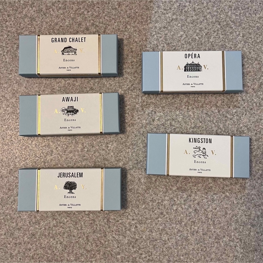 ASTIER de VILLATTE - アスティエ お香 人気5種セット 10本の ASTIER de VILLATTE - アスティエ お香 人気5種セット 10本の