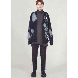 LAD MUSICIAN 19AW ロングニットカーディガン 長袖 モヘヤ 44