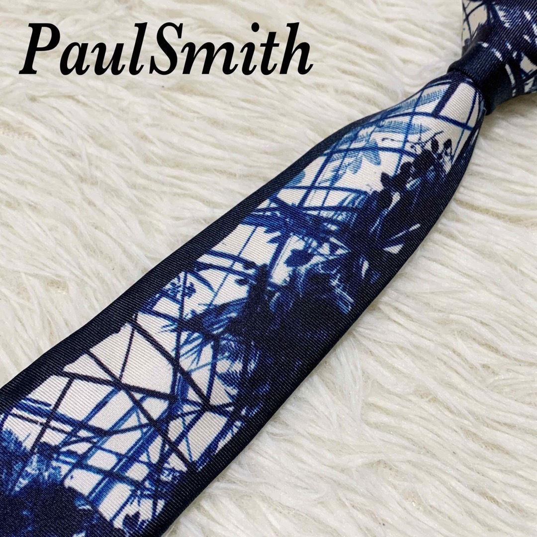 Paul Smith(ポールスミス)の【美品】ポールスミス ネクタイ 総柄 ハイブランド シルク 高級 メンズのファッション小物(ネクタイ)の商品写真