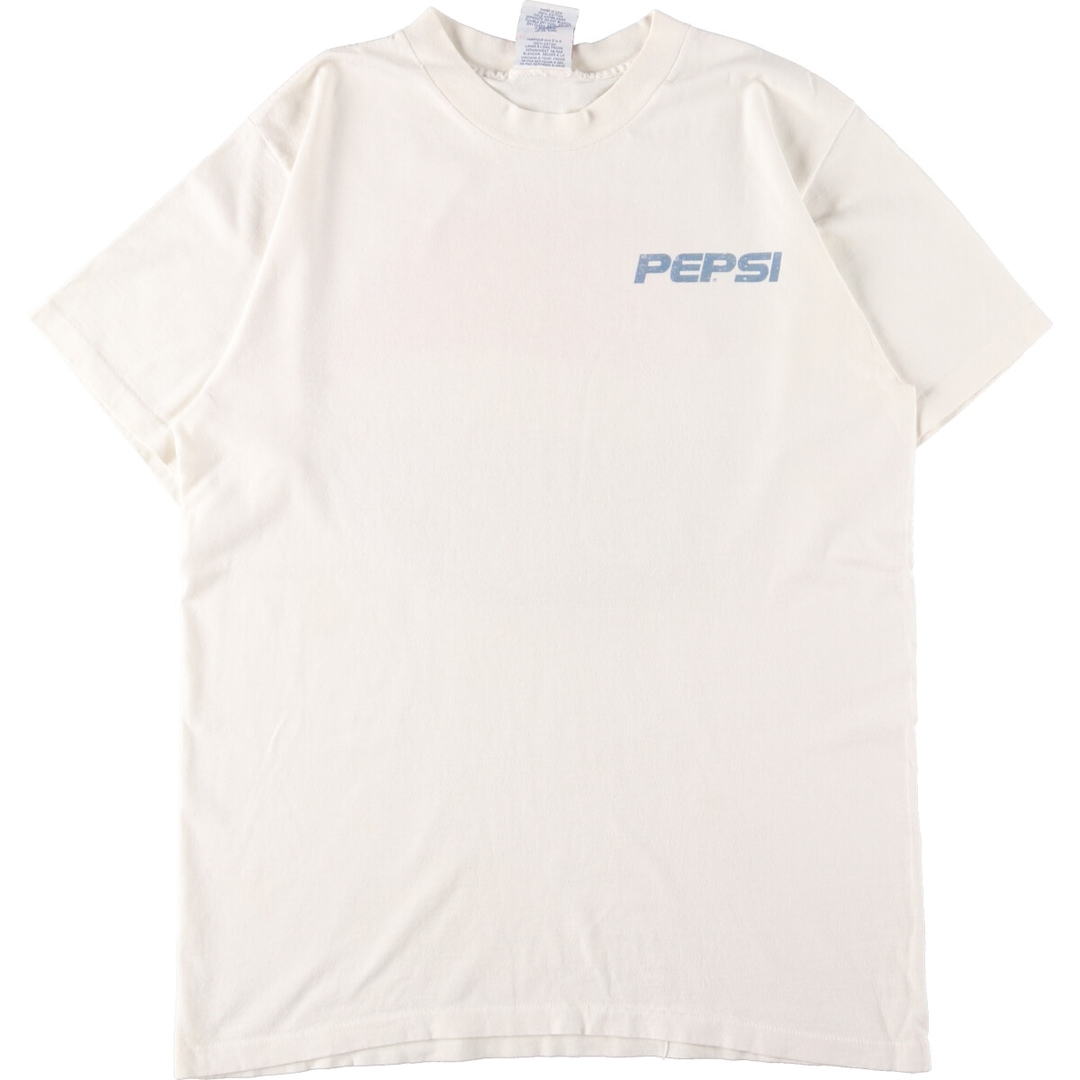 90年代 PEPSI ペプシ アドバタイジングTシャツ USA製 メンズM ヴィンテージ /eaa363256