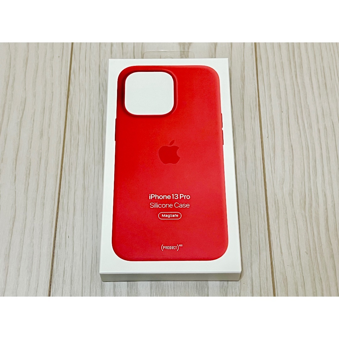 純正 iPhone13 Pro Max シリコンケース(PRODUCT)RED