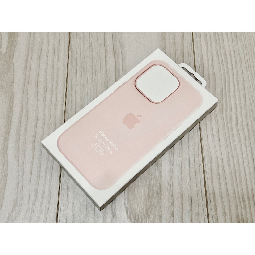 Apple(アップル)の新品未開封 iPhone14 Pro 純正シリコーンケース チョークピンク スマホ/家電/カメラのスマホアクセサリー(iPhoneケース)の商品写真