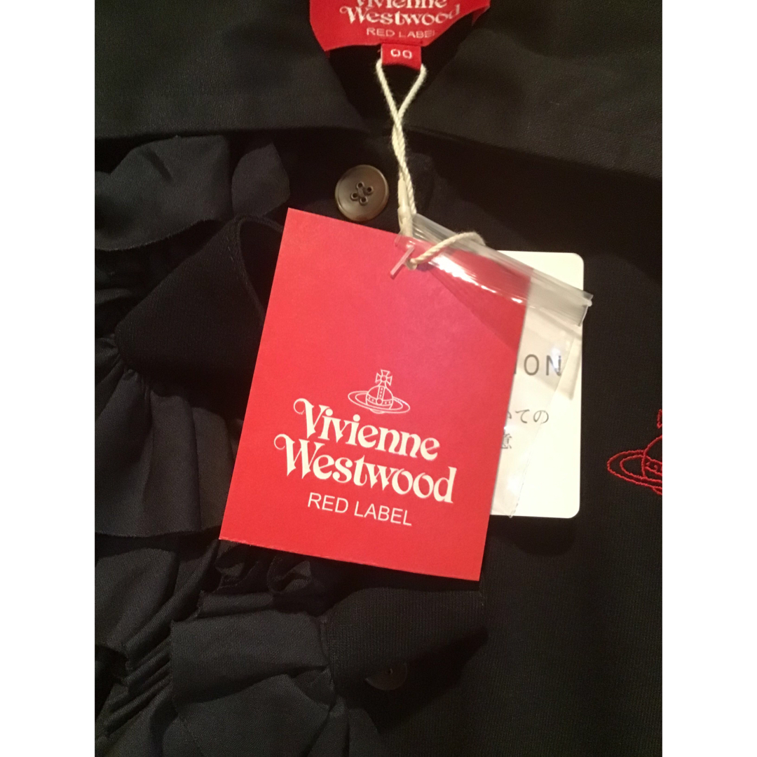 Vivienne Westwood(ヴィヴィアンウエストウッド)のk様専用　新品未使用品　ビビアンウエストウッド　フリル　ポロワンピース　 レディースのワンピース(ひざ丈ワンピース)の商品写真