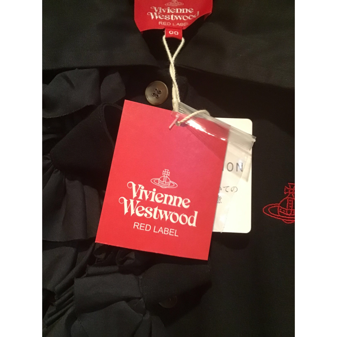 Vivienne Westwood(ヴィヴィアンウエストウッド)のk様専用　新品未使用品　ビビアンウエストウッド　フリル　ポロワンピース　 レディースのワンピース(ひざ丈ワンピース)の商品写真