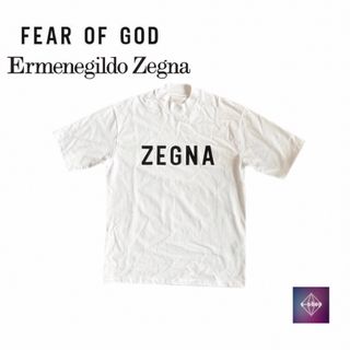 フィアオブゴッド(FEAR OF GOD)の【美品】 フィアオブゴッド エッセンシャルズ Tシャツ 半袖 トップス ホワイト(Tシャツ/カットソー(半袖/袖なし))