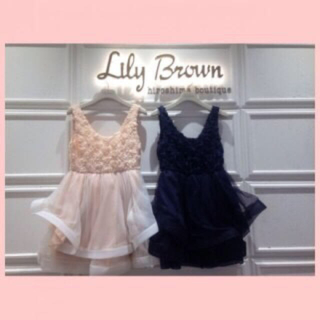 リリーブラウン(Lily Brown)のlilybrown♡パーティードレス(ミニドレス)