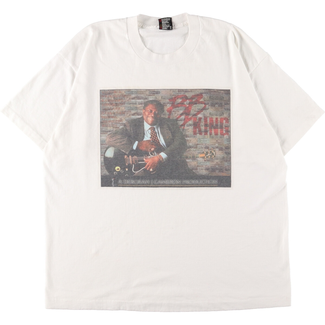 90年代 フルーツオブザルーム FRUIT OF THE LOOM BB KIMG ビービーキング バンドTシャツ バンT カナダ製 メンズXL ヴィンテージ /eaa363250