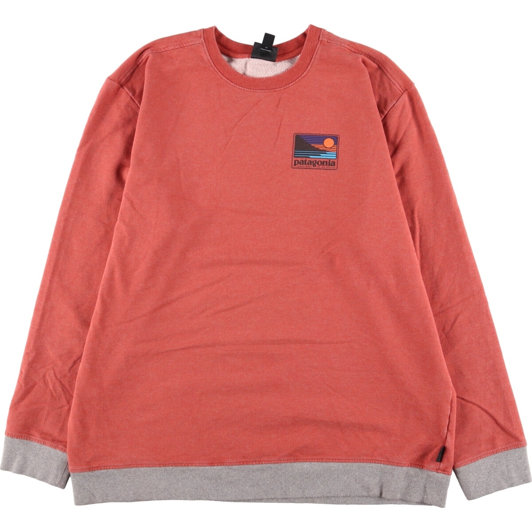 パタゴニア Patagonia ORGANIC COTTON オーガニックコットン ワンポイントロゴスウェット トレーナー メンズXXL /eaa361591