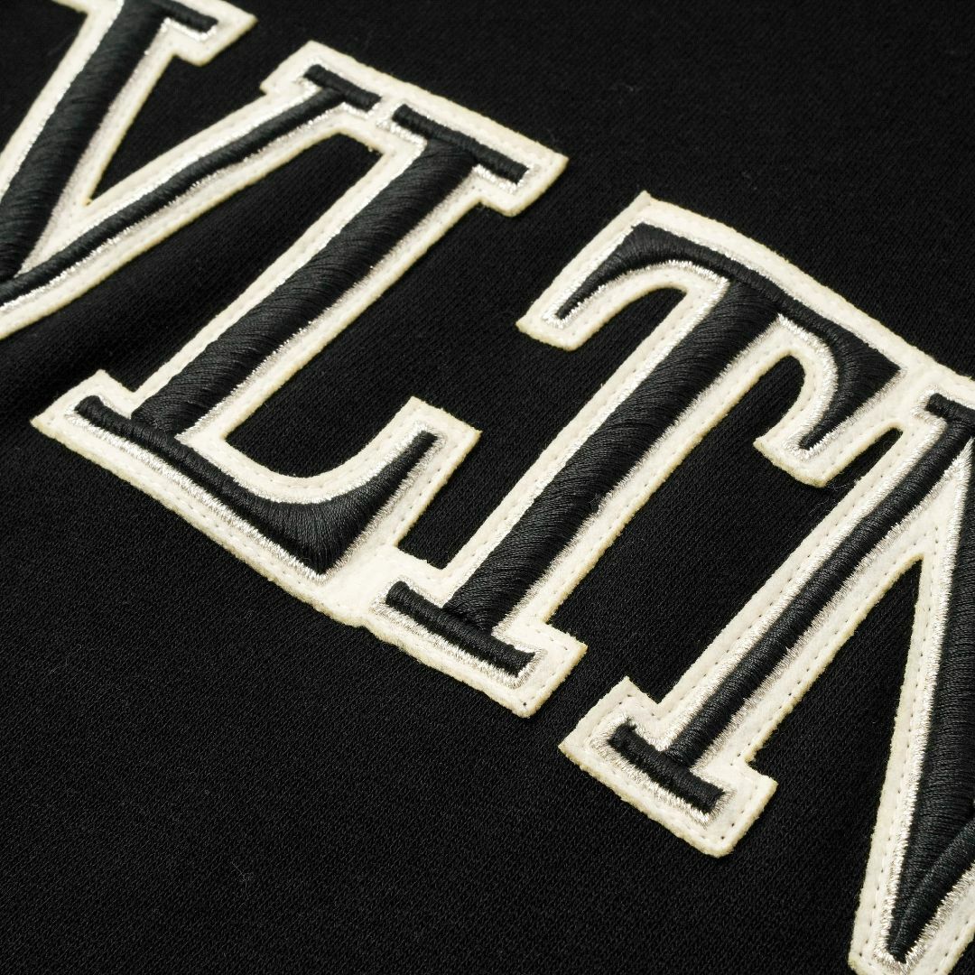 新品 VALENTINO バイカラー VLTN刺繍 パーカー