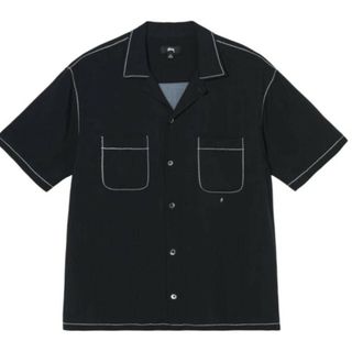 【未使用】 STUSSY ステューシー アロハ シャツ NOMA コラボ M 黒