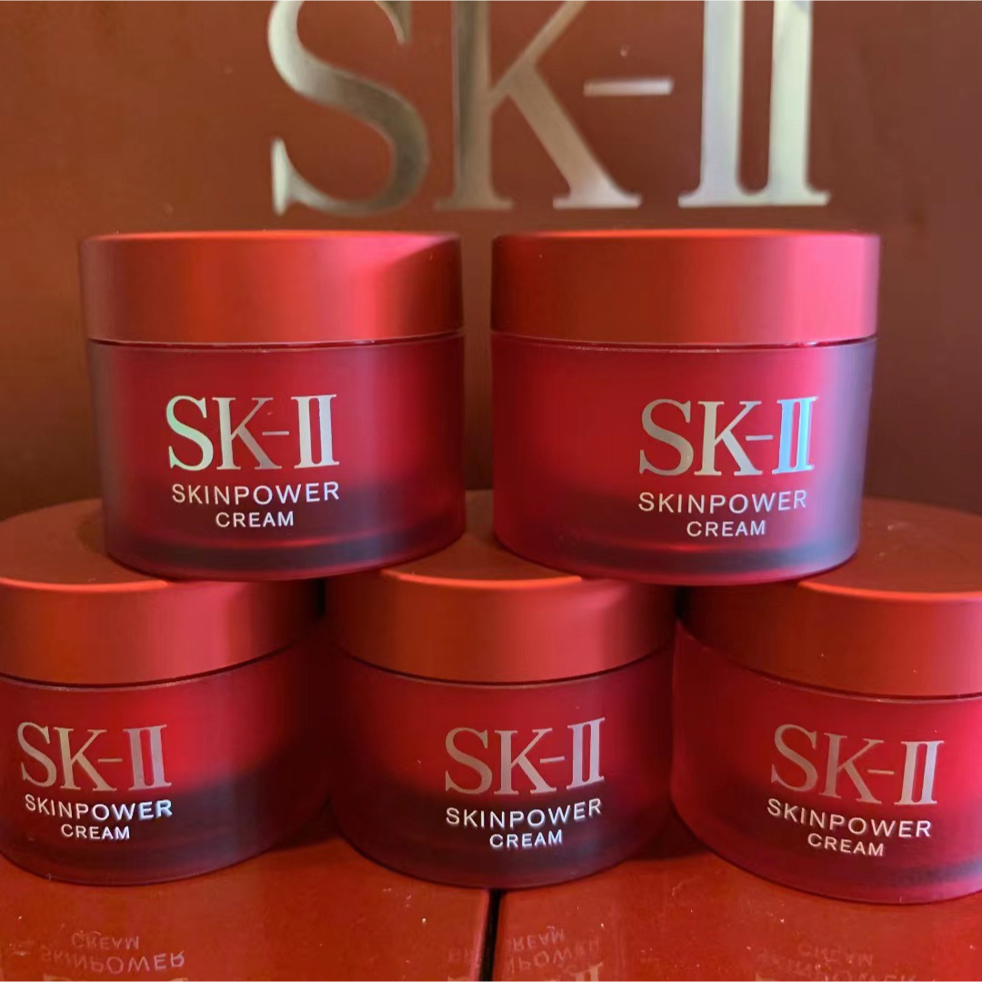 フェイスクリーム5個　SK-II エスケーツースキンパワー クリーム美容クリーム しっとりタイプ