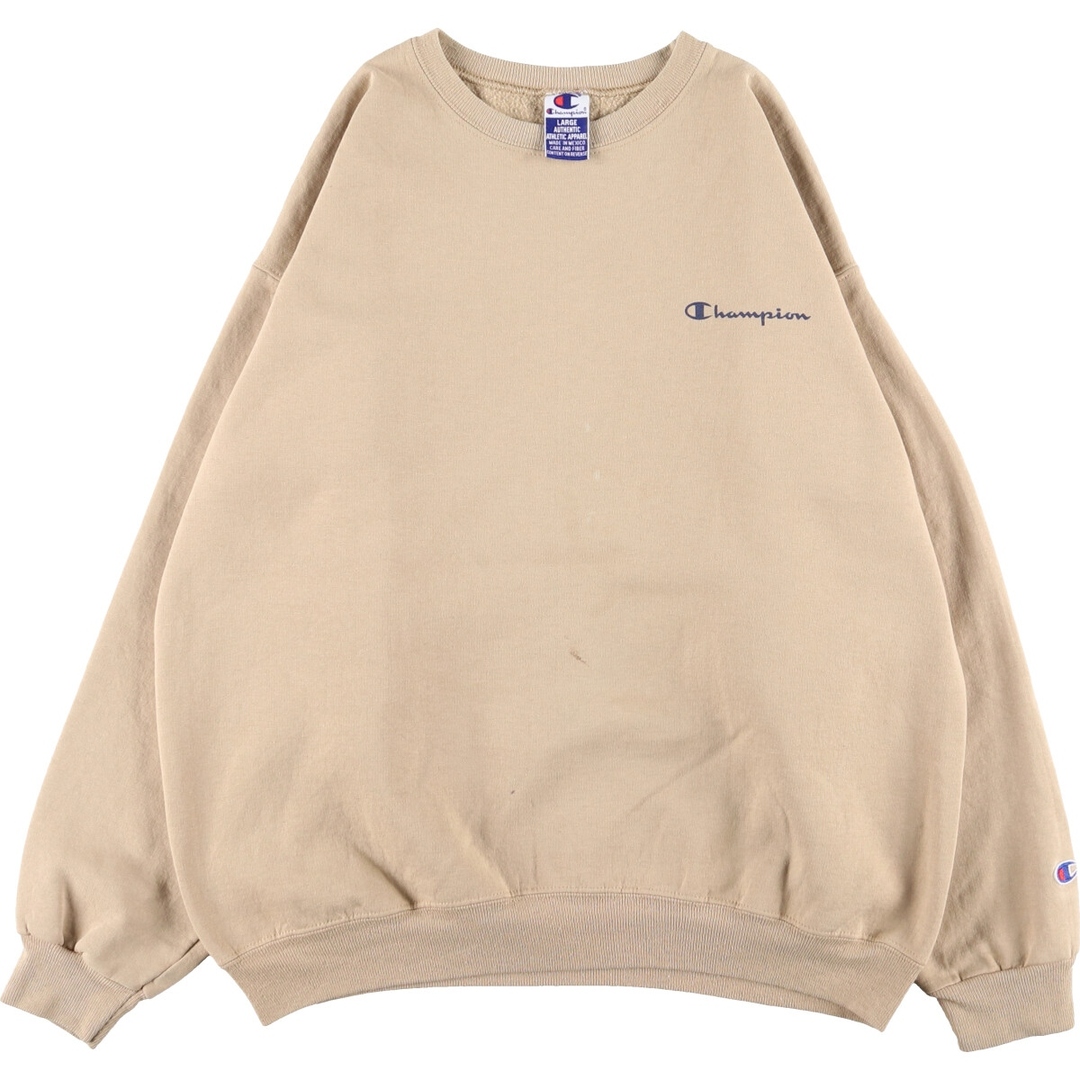 90年代 チャンピオン Champion AUTHENTIC ATHLETIC APPAREL ロゴスウェット トレーナー メンズL ヴィンテージ /eaa362885