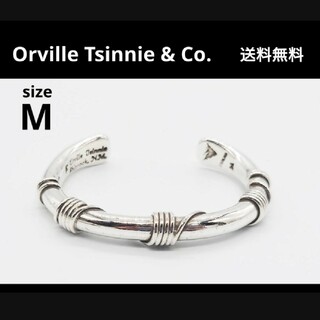 Orville Tsinnie \u0026 Co. ワイヤーラップ シルバーバングル M