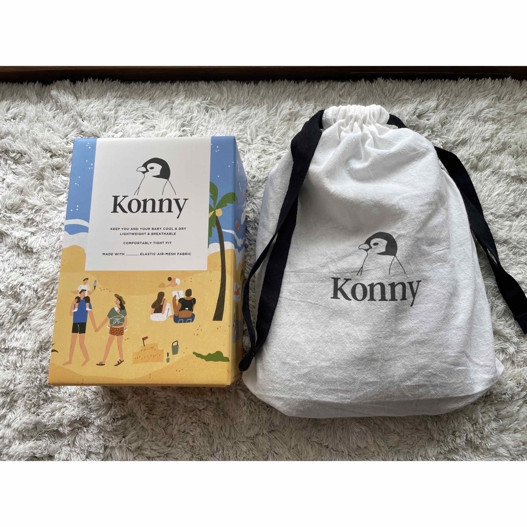 Konny(コニー)のコニー　抱っこ紐　Mサイズ キッズ/ベビー/マタニティの外出/移動用品(抱っこひも/おんぶひも)の商品写真