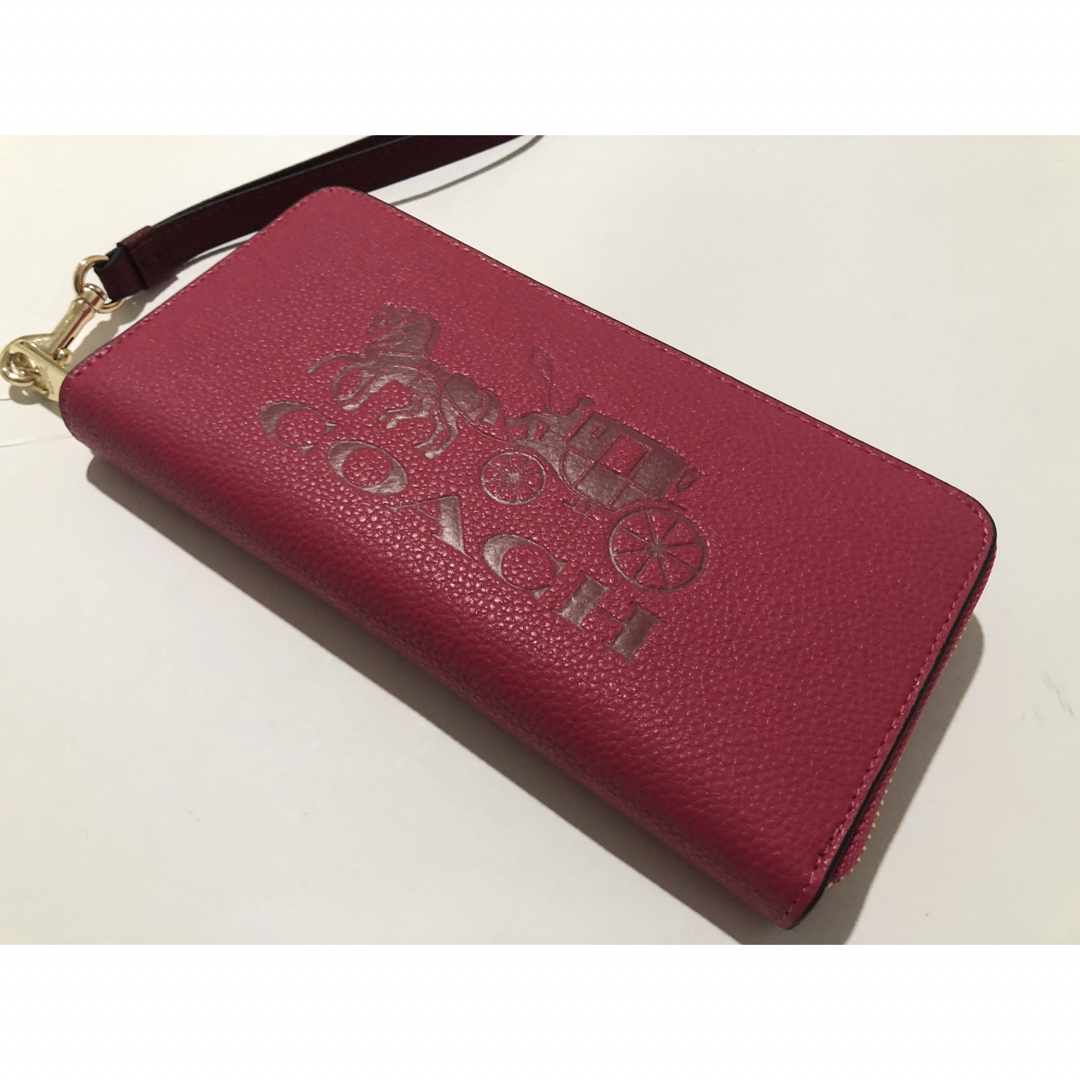 COACH(コーチ)の新品未使用 c5899 COACH コーチ 長財布 ピンク メンズのファッション小物(長財布)の商品写真