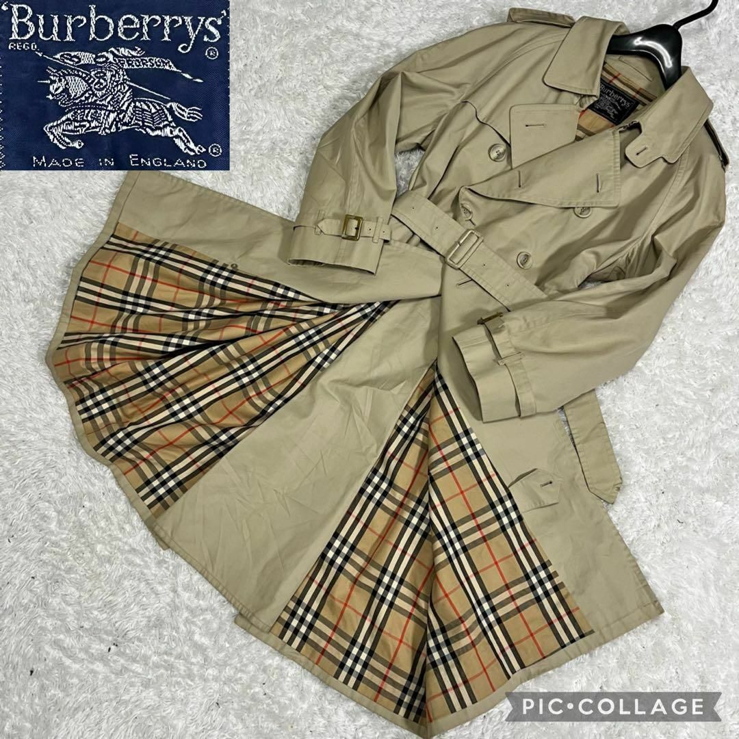 BURBERRY - Burberrys/トレンチコート/ノバチェック/ベージュ/Lサイズ