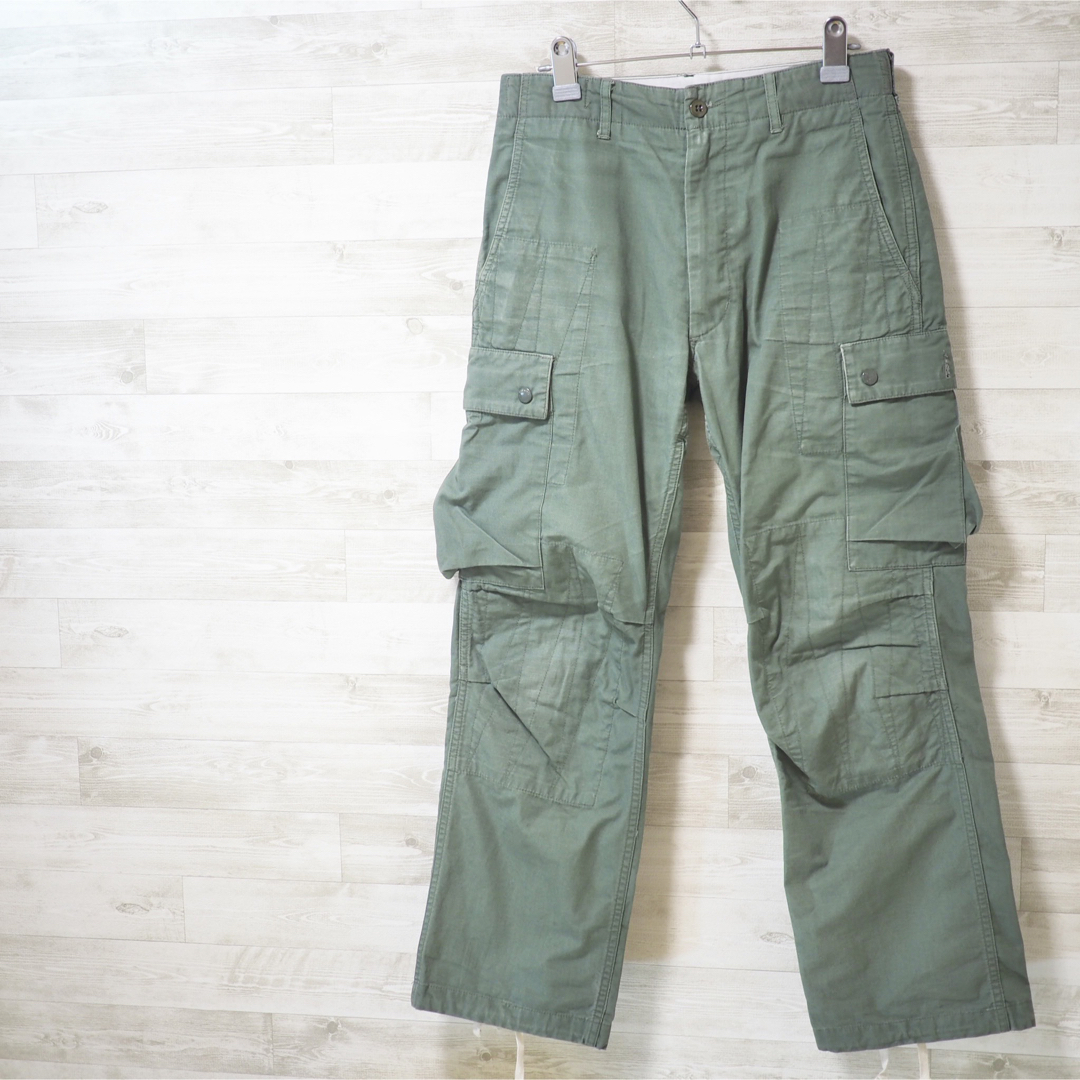 nylon military pants【off white】最安値 早い者勝ち