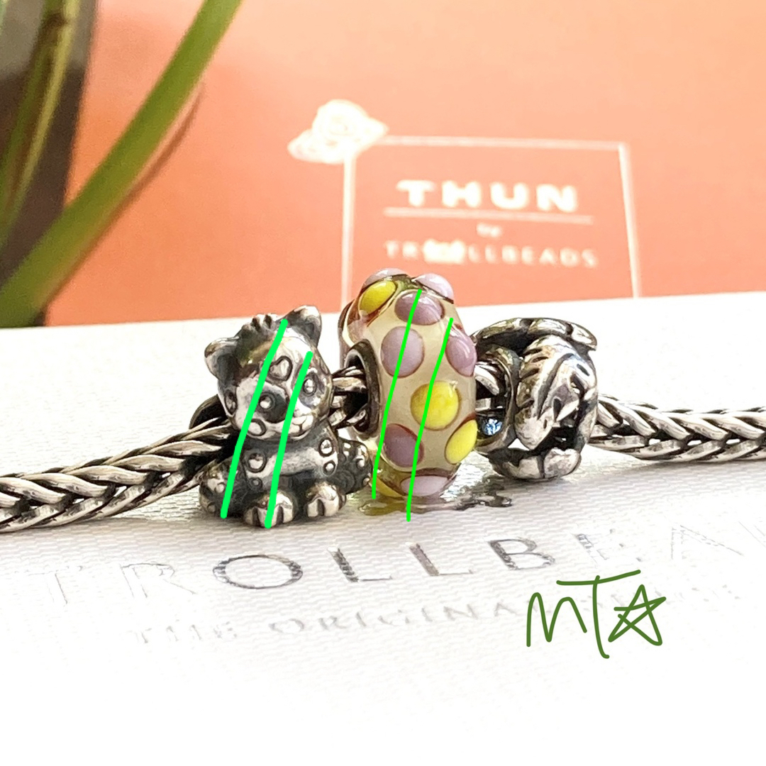 trollbeads トロールビーズ ローズ