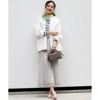 IENA - IENA❤️シアーフラワーレーススカート イエナの通販 by