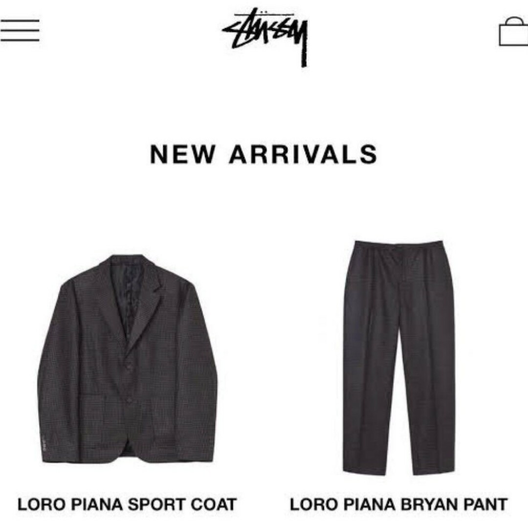 希少M stussy loro piana スーツ セットアップ | www.innoveering.net