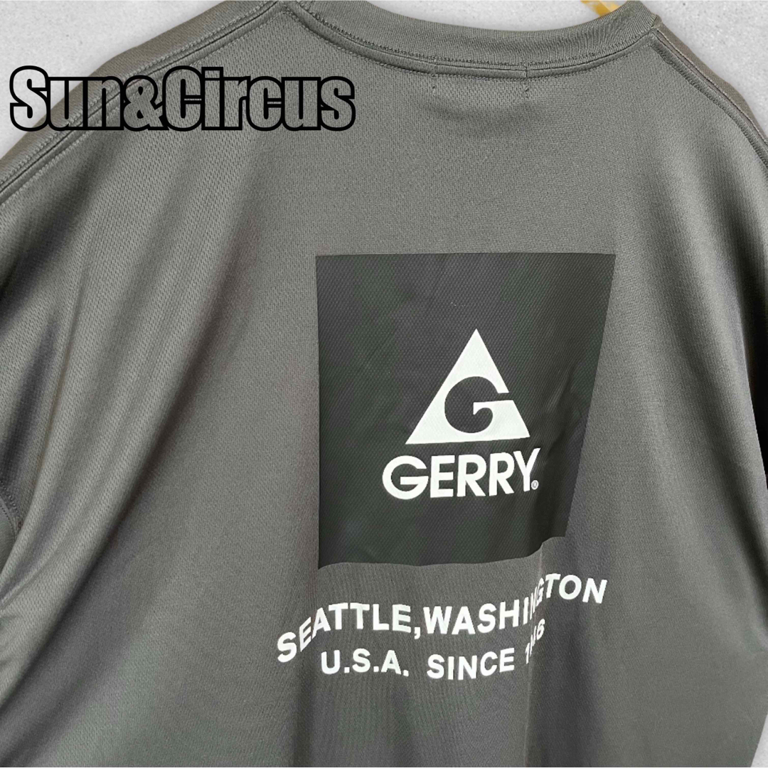 GERRY(ジェリー)のメンズ大きいサイズ5LマウンテンボックスロゴTシャツハーフパンツセットアップ新品 メンズのトップス(Tシャツ/カットソー(半袖/袖なし))の商品写真