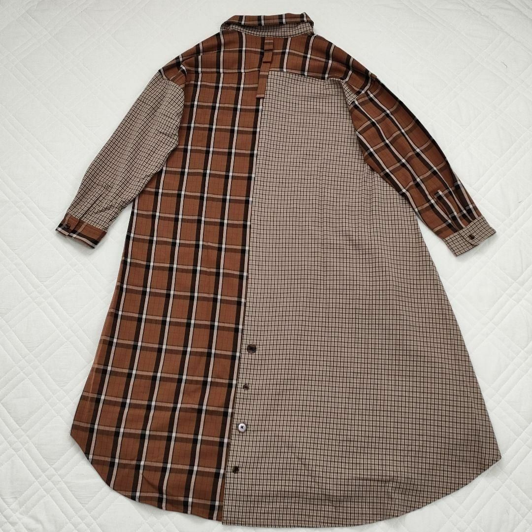 新着商品 Label under construction パッチワークニットストール