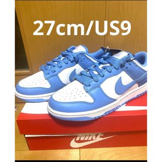 ナイキ(NIKE)のNIKE DUNK LOW UNIVERSITY BLUE ダンク UNC 27(スニーカー)