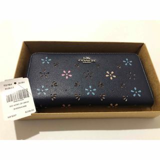 コーチ(COACH)の新品未使用 F31164 COACH コーチ 長財布 ネイビー(長財布)