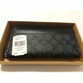 コーチ(COACH)の新品未使用 F75000 COACH コーチ 長財布 ブラック(長財布)