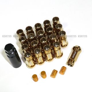 スチール製 ゴールド M12×P1.5/20個 ロングホイールナット GDの通販 by ...