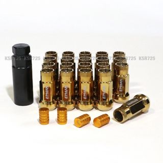 スチール製 ゴールド M12×P1.5/20個 ロングホイールナット GDの通販 by ...