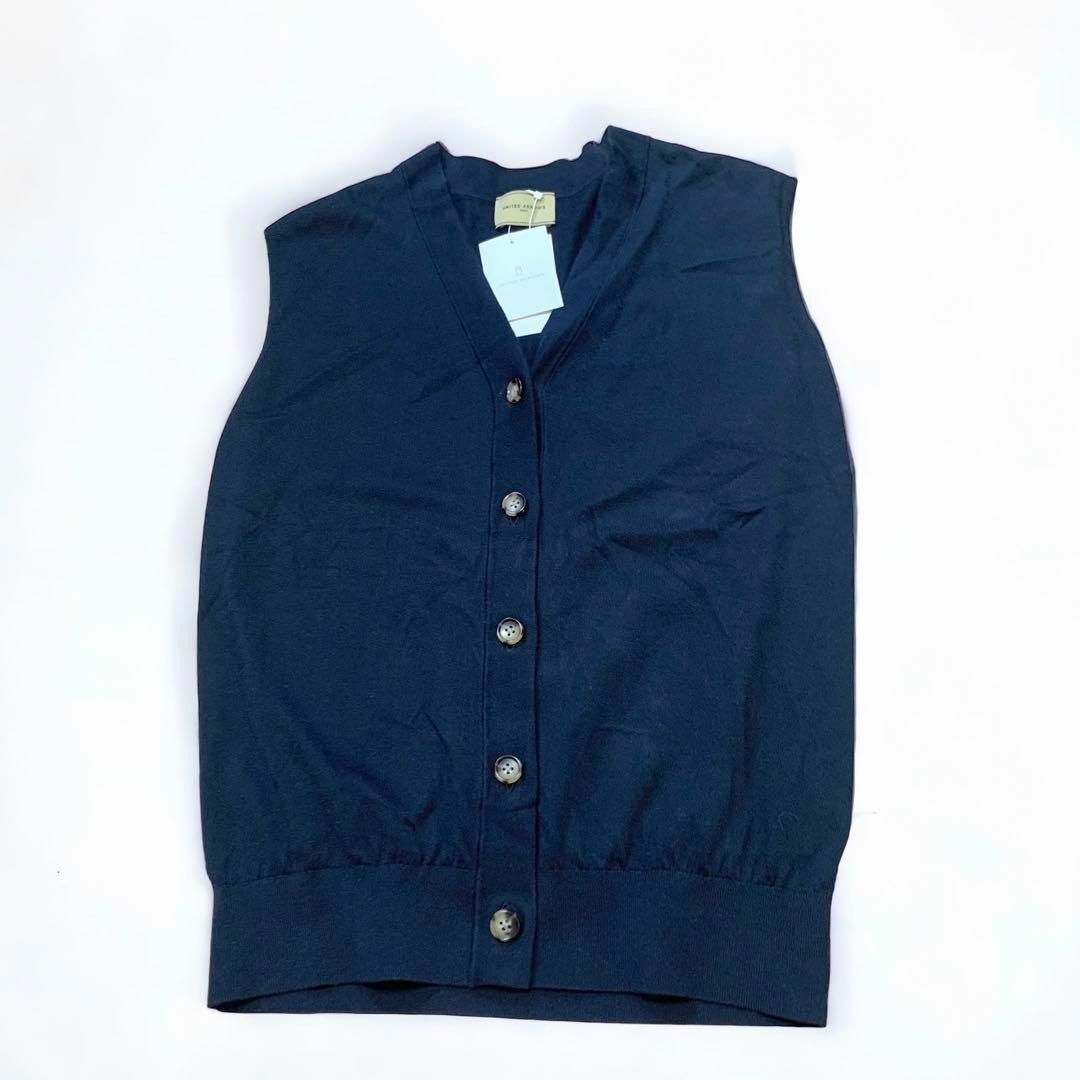 【未使用】UNITED ARROWS ユナイテッドアローズ ニットベスト 紺