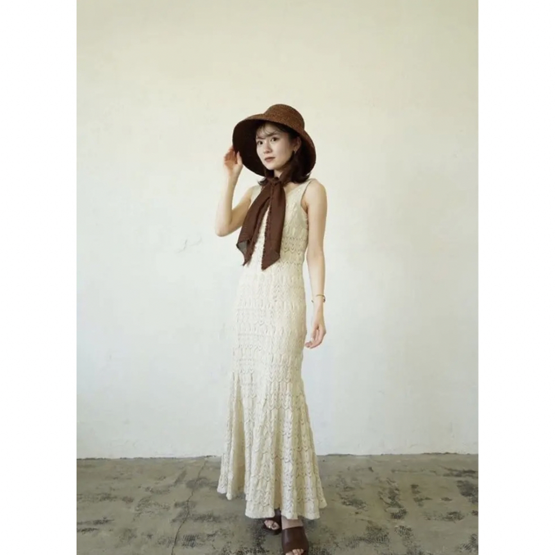 Ameri VINTAGE(アメリヴィンテージ)のacka summer knit one-piece レディースのワンピース(ロングワンピース/マキシワンピース)の商品写真