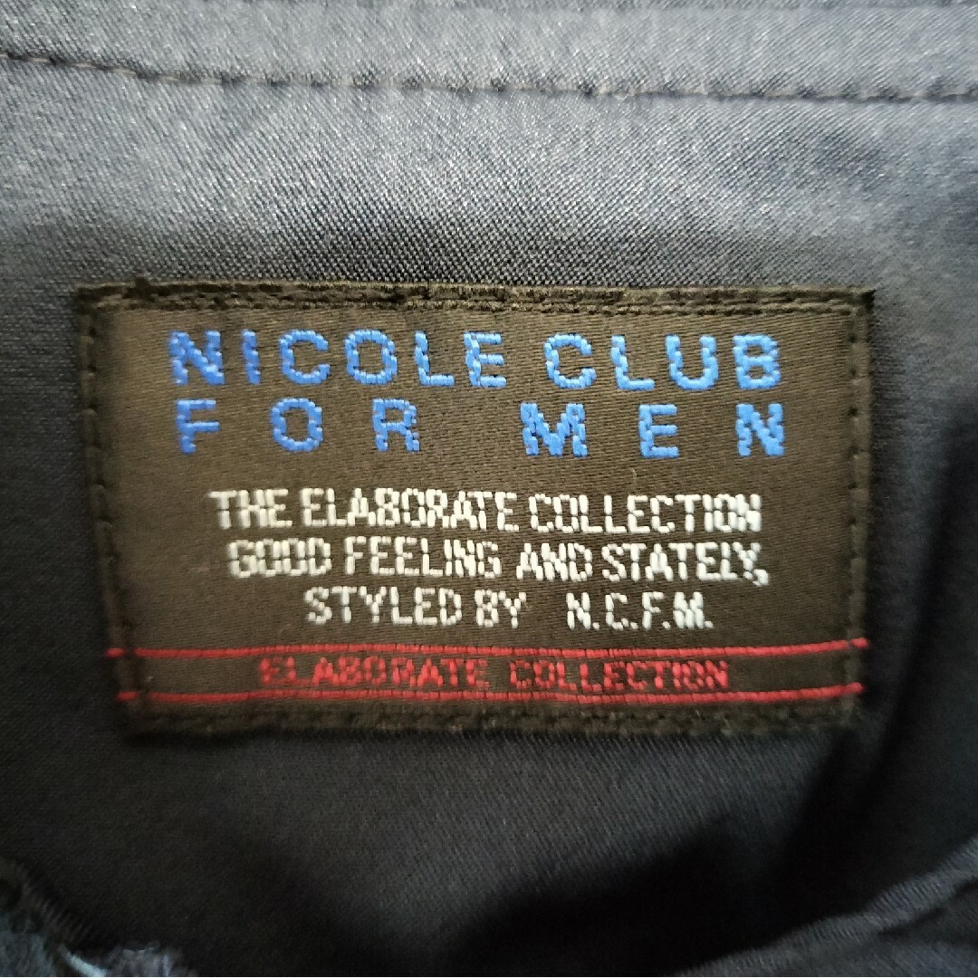 【未使用品タグ付き！】NICOLE CLUB FOR MEN デニム調 パーカー