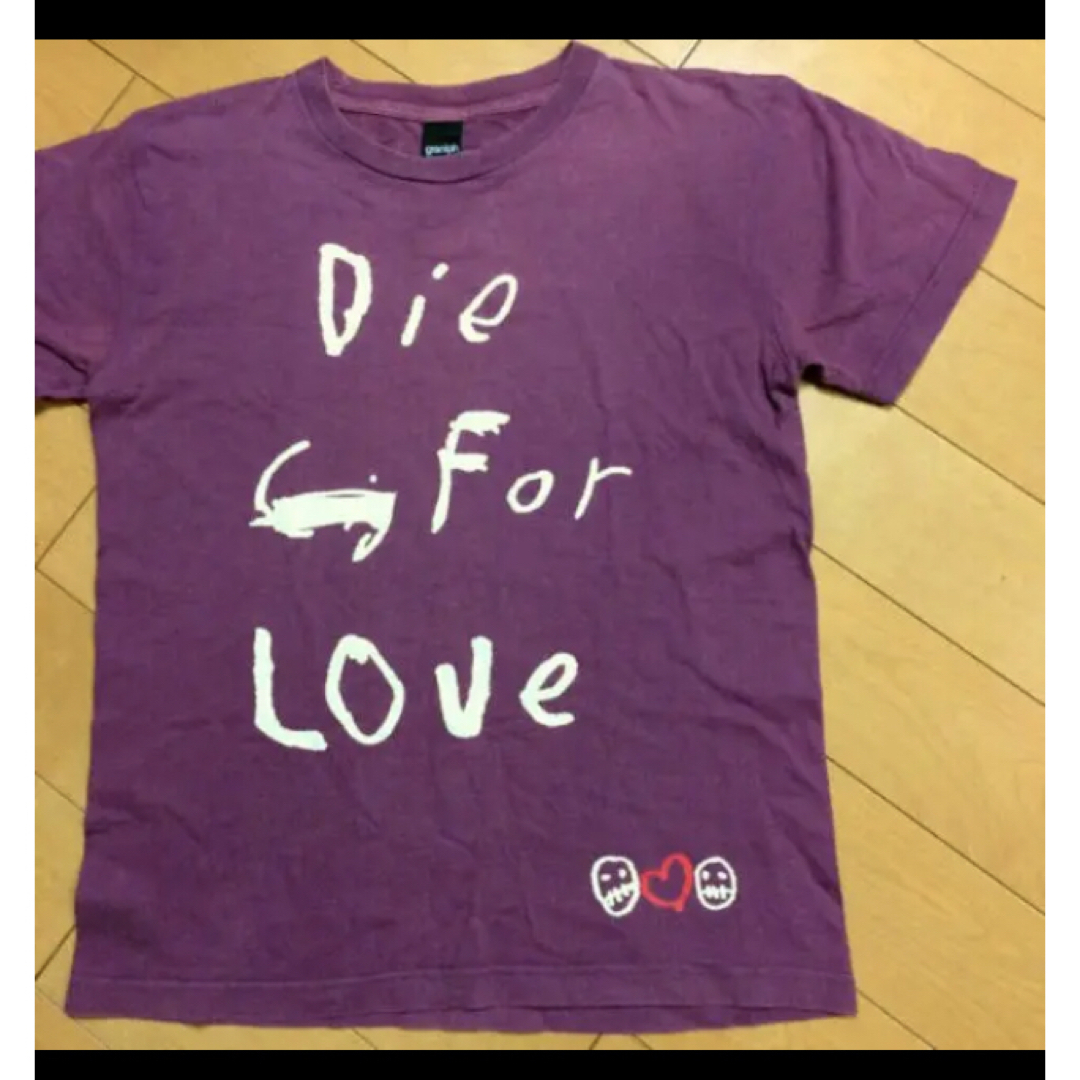Design Tshirts Store graniph(グラニフ)のグラニフダイフォーラブパープルコットンT メンズのトップス(Tシャツ/カットソー(半袖/袖なし))の商品写真