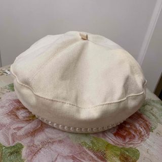 夏の終わり最終価格】カシラ 白麦わら帽子-