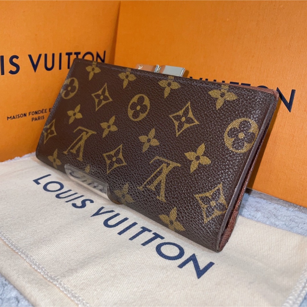 LOUIS VUITTON(ルイヴィトン)のUSA限定 ルイヴィトン コンチネンタルクラッチ がま口長財布 レディースのファッション小物(財布)の商品写真