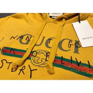 グッチ(Gucci)のGUCCI ココキャピタン　イエローパーカー(パーカー)