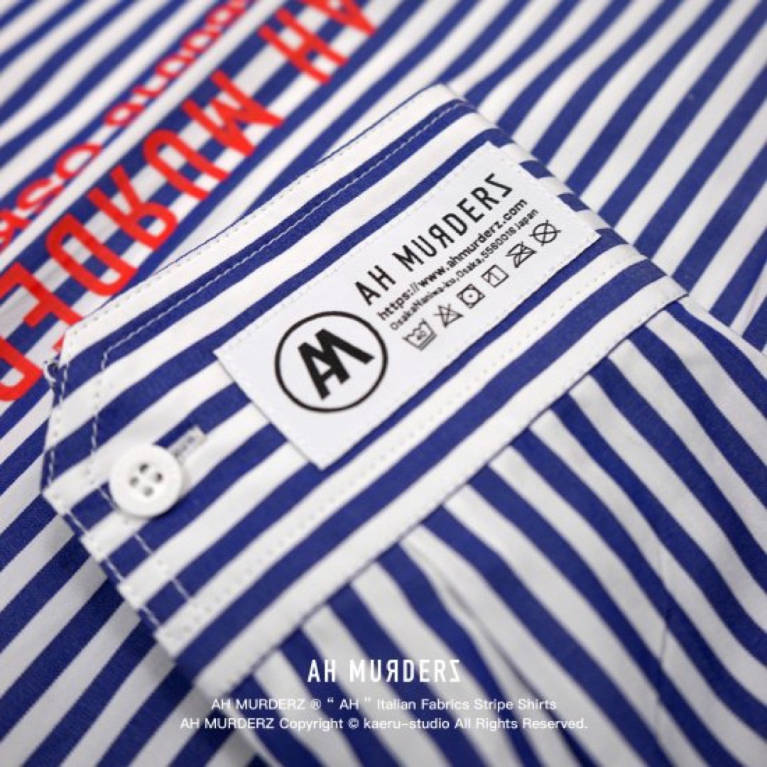AH MURDERZ “AH“ Italian Stripe Shirts 限定の通販 by BAKI大好き。's