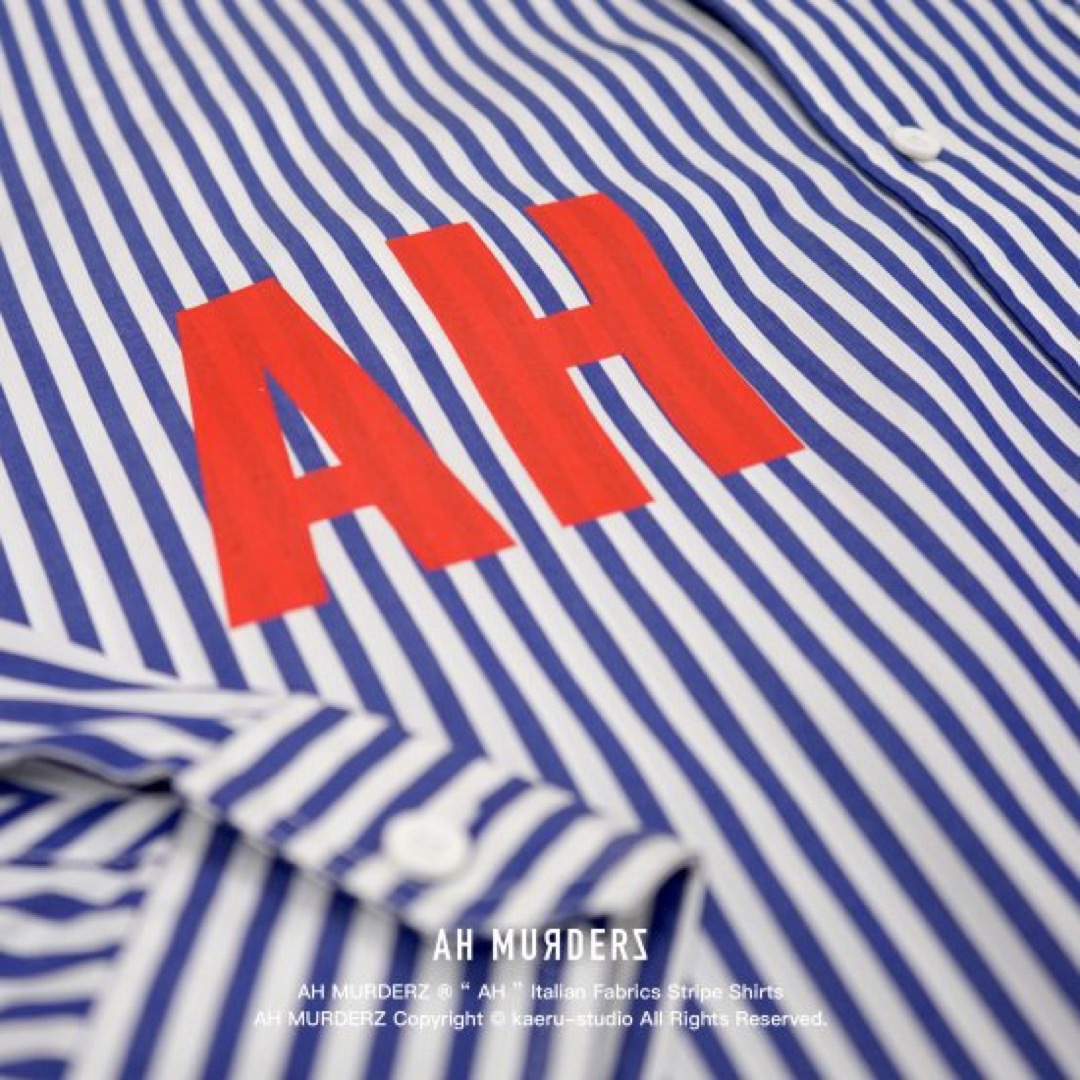 AH MURDERZ “AH“ Italian Stripe Shirts 限定の通販 by BAKI大好き。's
