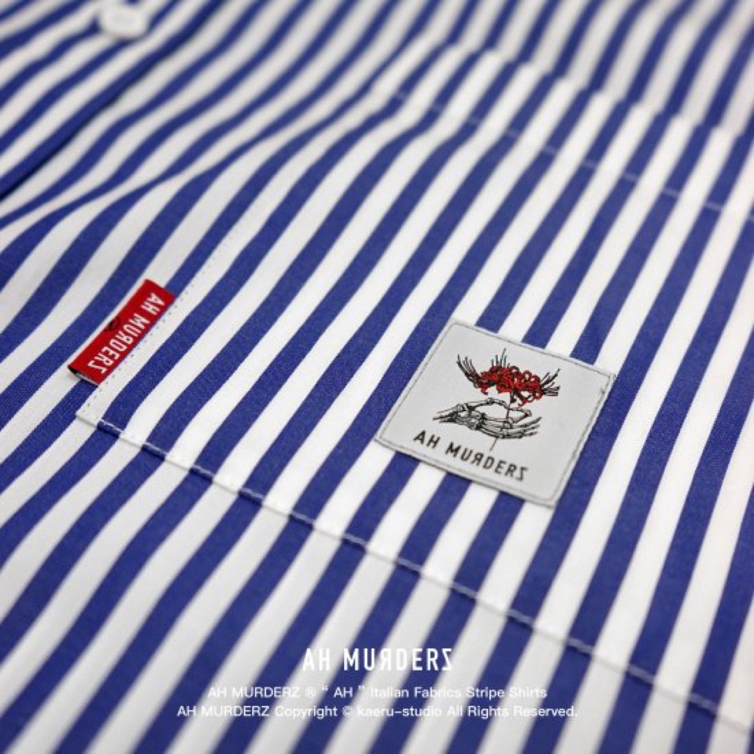 AH MURDERZ “AH“ Italian Stripe Shirts 限定の通販 by BAKI大好き。's