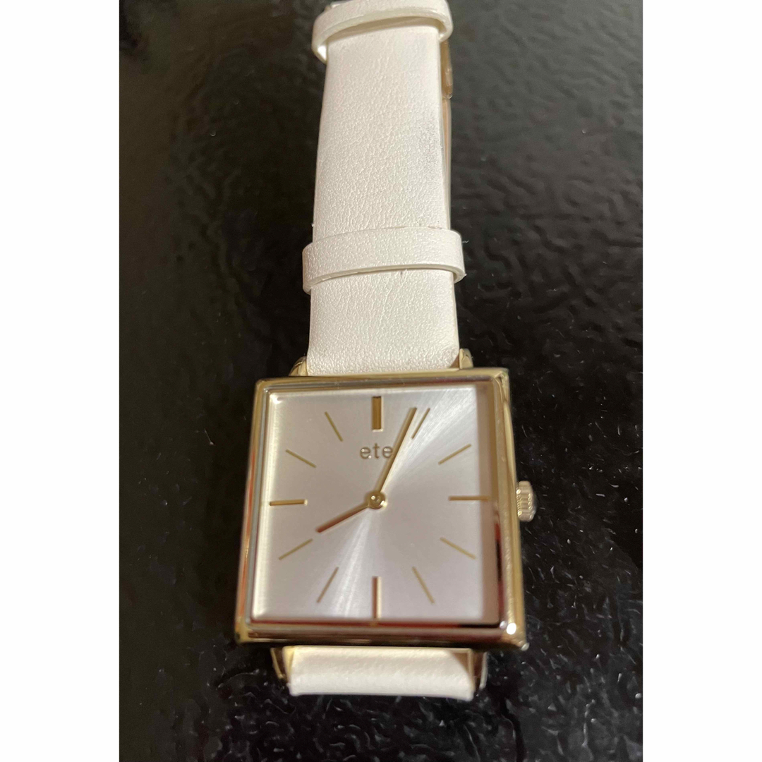ete(エテ)のeteスクエアレディース腕時計 レディースのファッション小物(腕時計)の商品写真