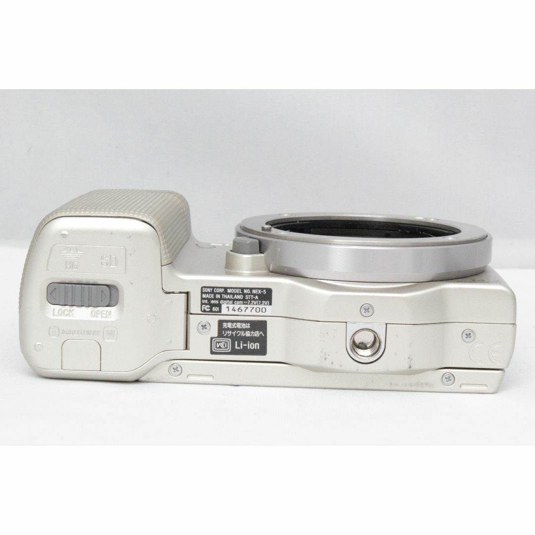 大人気ミラーレスカメラ　SONY NEX-5 ボディ　ゴールド 5