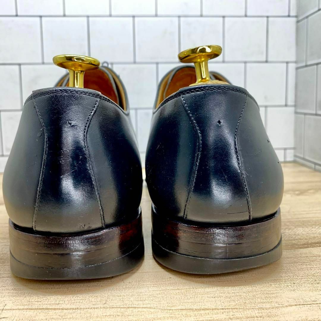 メンズブランド革靴】スコッチグレイン 25.0cm 人気Ｕチップ 黒