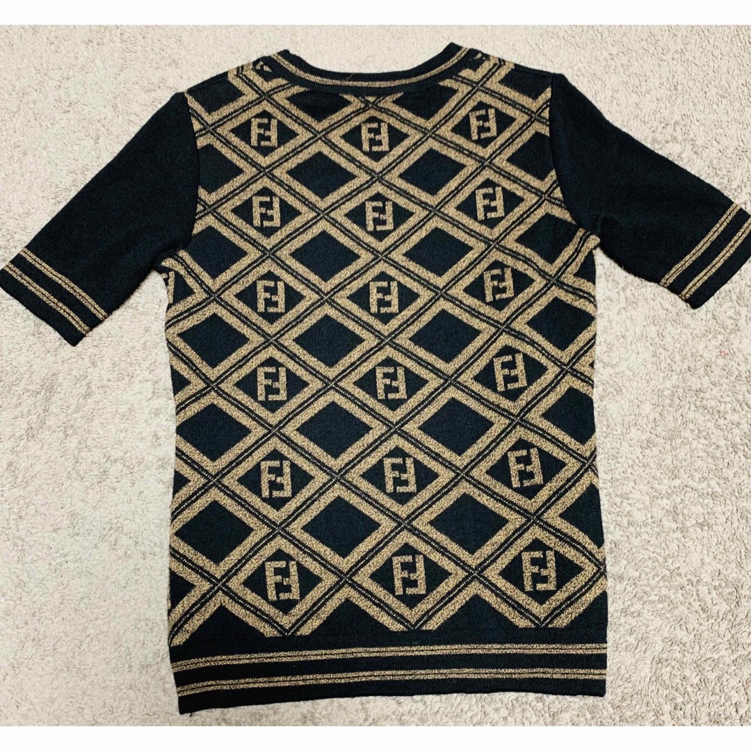 FENDI フェンディ M ズッキーノ　ズッカ　ロゴ　 Tシャツ 半袖トップス